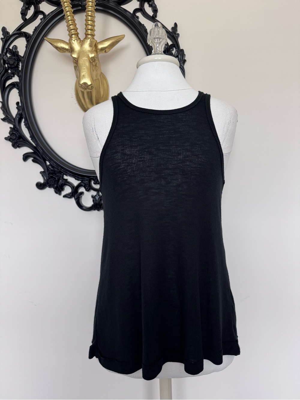 Z Supply Classic Black Racerback Tank Top - Women
